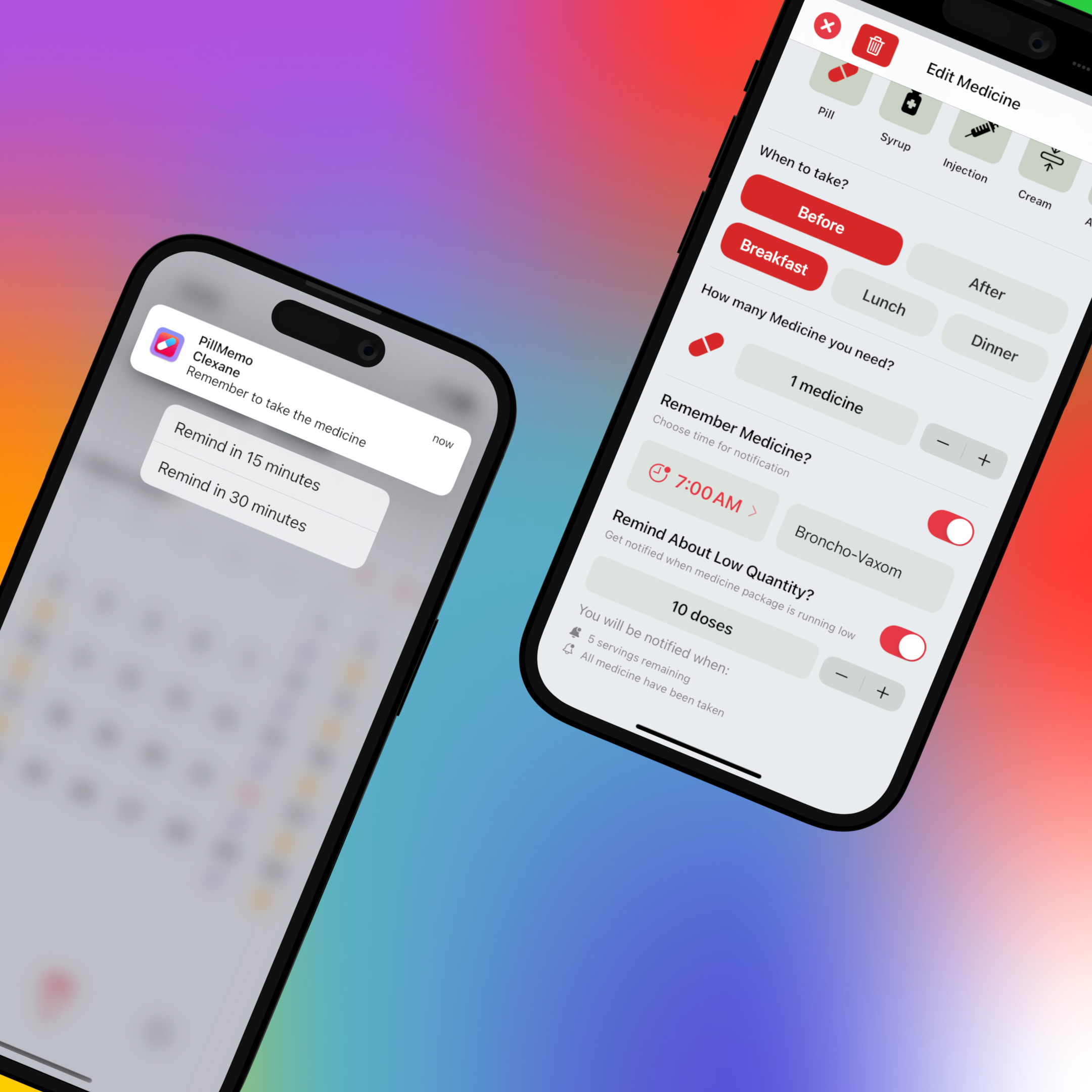 PillMemo app screenshot
